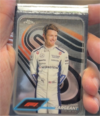 2024 Topps Chrome Formula 1 #20 Logan Sargeant — front