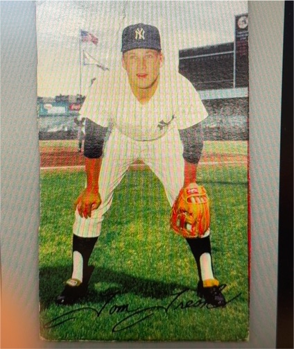 1985 TCMA New York Yankees Tommy Tresh Postcard — front
