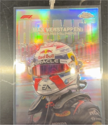 2024 Topps Chrome Formula 1 Helmet Collection #HC-1 Max Verstappen — front