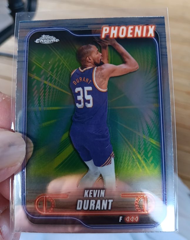 2024-25 Topps Chrome #101 Kevin Durant — front