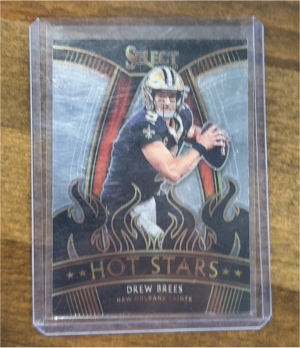 2020 Panini Select Hot Stars #HS21 Drew Brees — front
