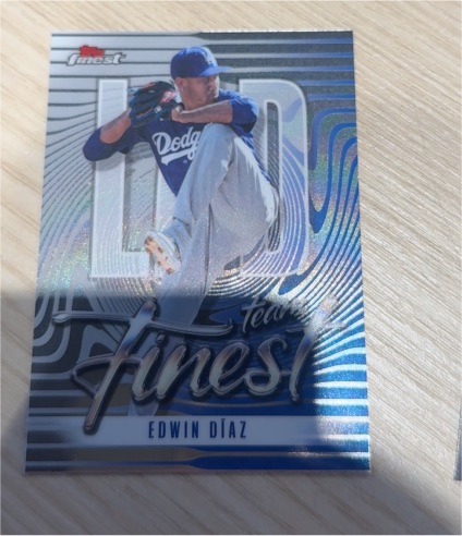 2026 Topps Finest #TF-6 Edwin Díaz — front