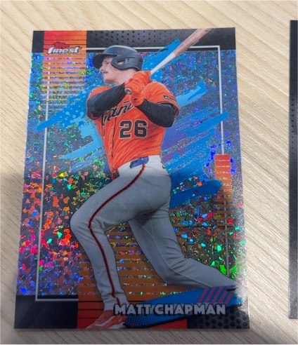 2026 Topps Finest #111 Matt Chapman — front