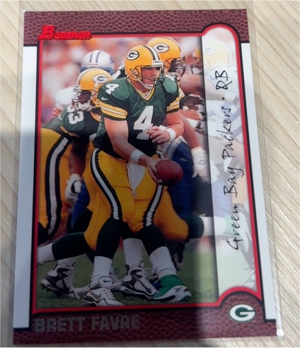1999 Bowman #60 Brett Favre — front