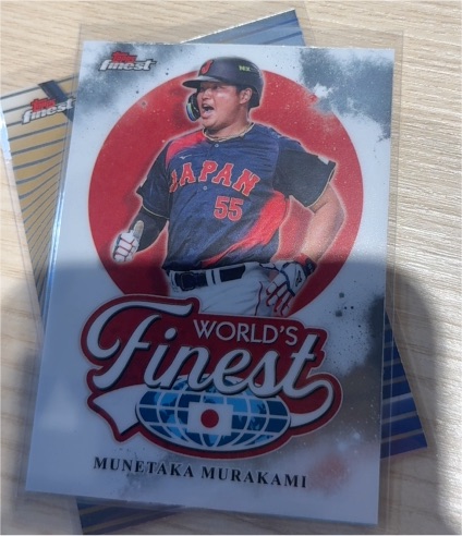 2026 Topps Finest World's Finest #WF-24 Munetaka Murakami — front