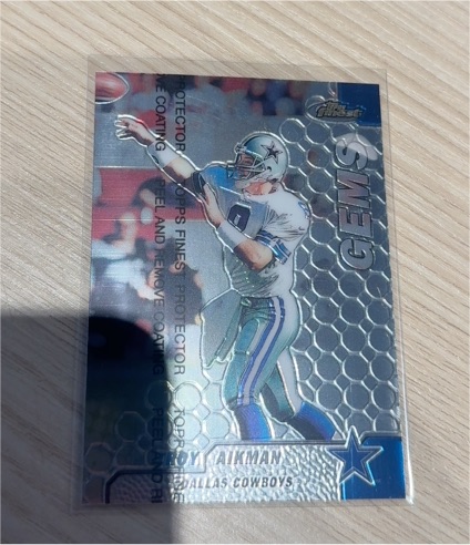 1999 Topps Finest #135 Troy Aikman — front