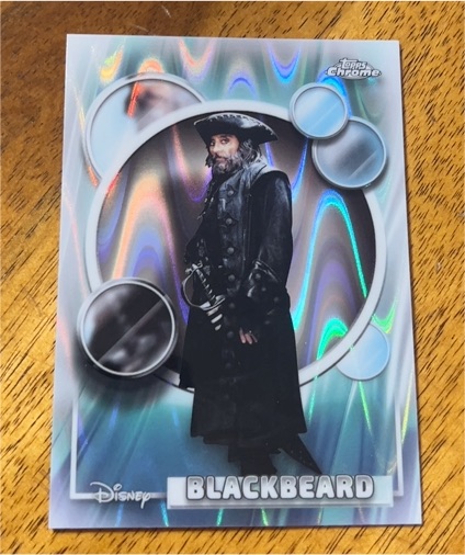 2026 Topps Chrome Disney #15 Blackbeard — front