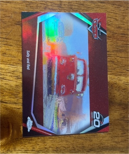 2026 Topps Chrome Disney Cars 20th Anniversary #CRS-5 Sally and Red — front