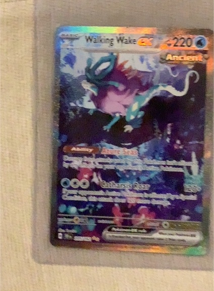 2024 Pokémon TCG Walking Wake EX 205/162 Scarlet & Violet Temporal Forces — front