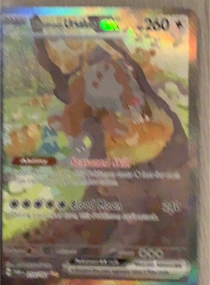 2024 Pokémon Bloodmoon Ursaluna EX #091 Crimson Haze SV5A — front