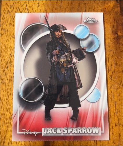 2026 Topps Chrome Disney #14 Jack Sparrow — front