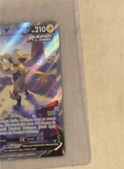 2020 Pokémon TCG Rapid Strike Urshifu V #087/163 — front