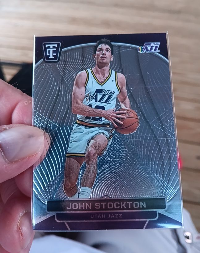 2024-25 Panini Totally Certified #192 John Stockton — front