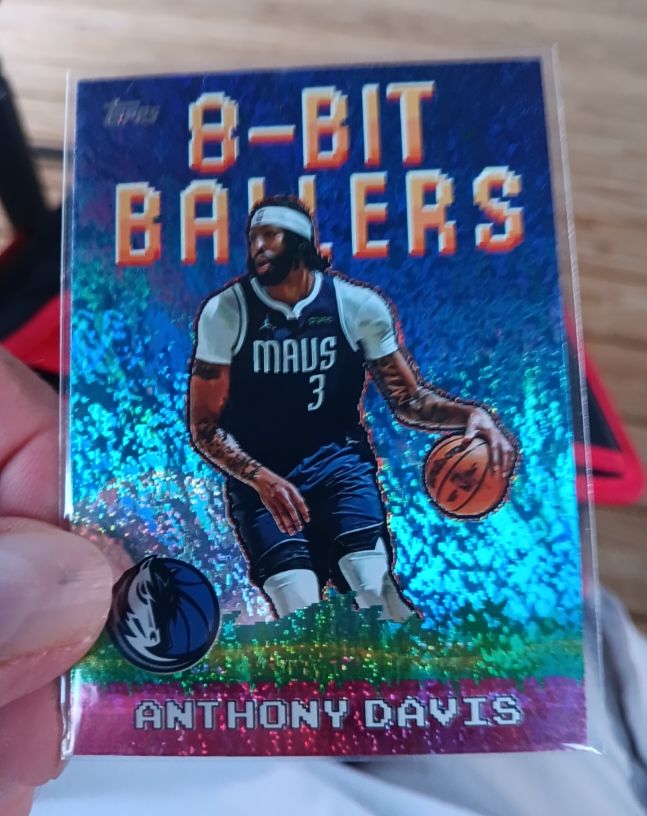 2025 Topps 8-Bit Ballers #8B-5 Anthony Davis — front