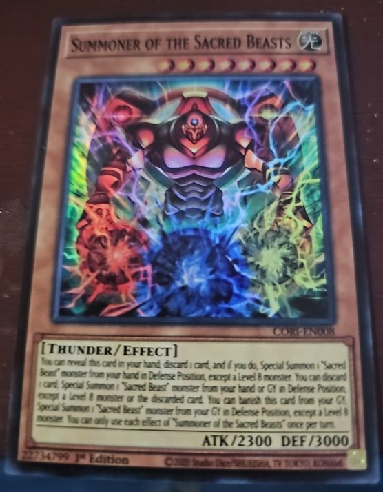 Yu-Gi-Oh! 2011 Chaos Origins #CORI-EN008 Summoner of the Sacred Beasts — front