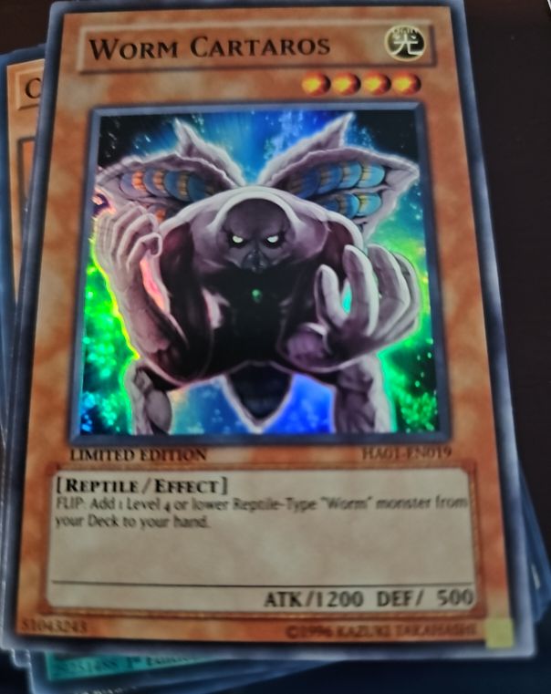 Yu-Gi-Oh! HA01-EN019 Worm Cartaros — front