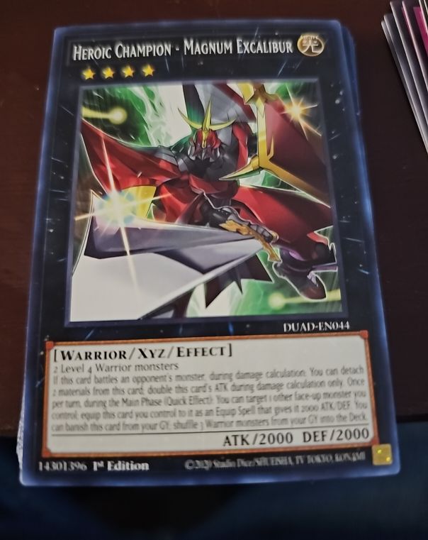 2020 Yu-Gi-Oh! Duelist's Advance #DUAD-EN044 Heroic Champion - Magnum Excalibur — front