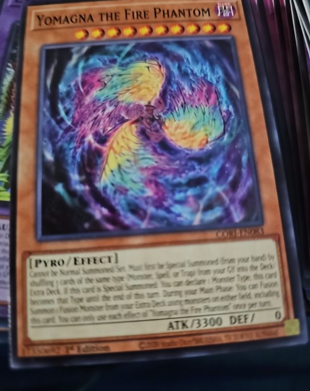 2013 Yu-Gi-Oh! CORI-EN083 Yomagna the Fire Phantom — front