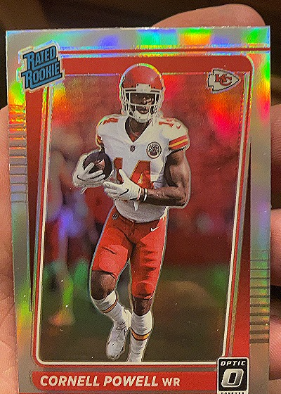 2021 Donruss Optic #240 Cornell Powell — front