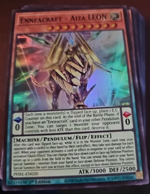 Yu-Gi-Oh! Enneacraft - Aiza.LEON PHRE-EN020 Phantom Revenge — front