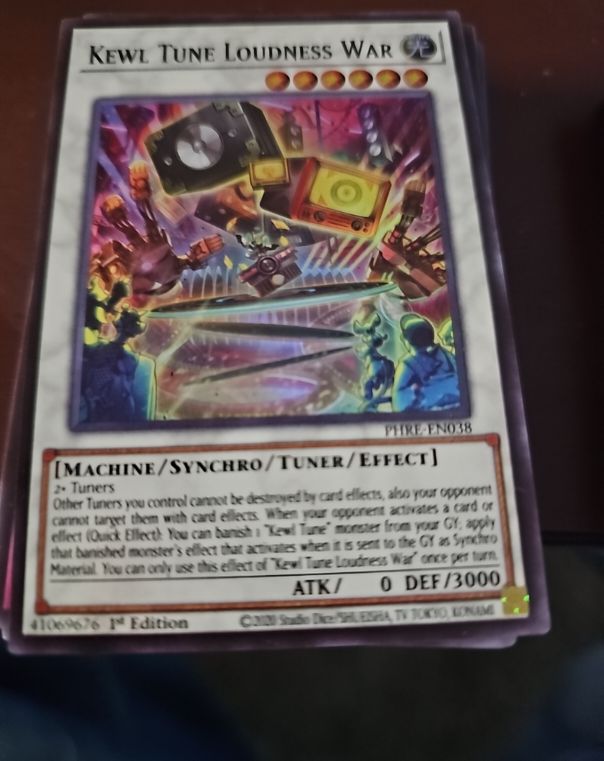 2020 Yugioh PHRE-EN038 Kewl Tune Loudness War — front