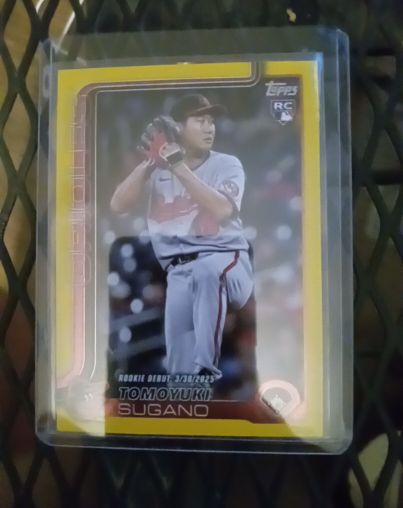 2025 Topps Update Series Rookie Debut #US55 Tomoyuki Sugano — front