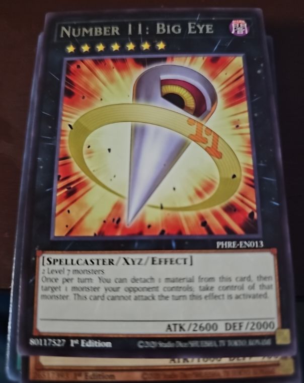 Yu-Gi-Oh! Number 11: Big Eye PHRE-EN013 Phantom Revenge — front