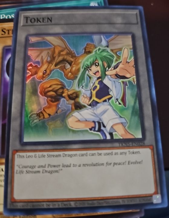 Yu-Gi-Oh! Token Leo & Life Stream Dragon TKN5-EN028 — front