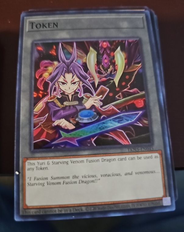 2023 Yu-Gi-Oh! TKN5-EN045 Yuri & Starving Venom Fusion Dragon Token — front