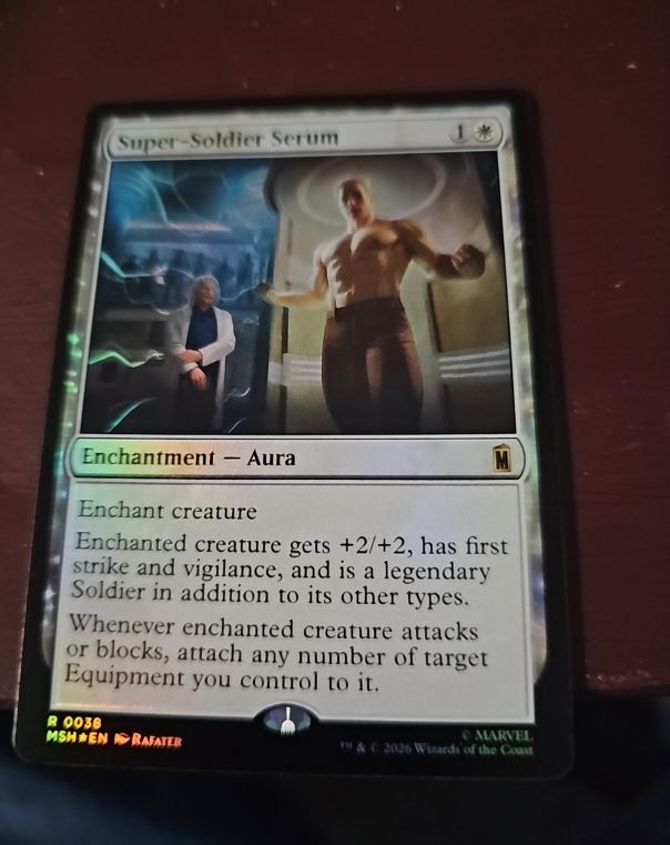 2026 Magic: The Gathering Marvel Super Heroes #0038 Super-Soldier Serum — front