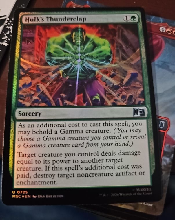 2026 MTG Hulk's Thunderclap #725 — front