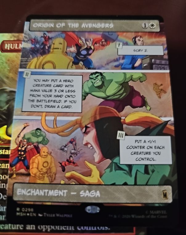 2023 Magic: The Gathering Origin of the Avengers #0298 — front