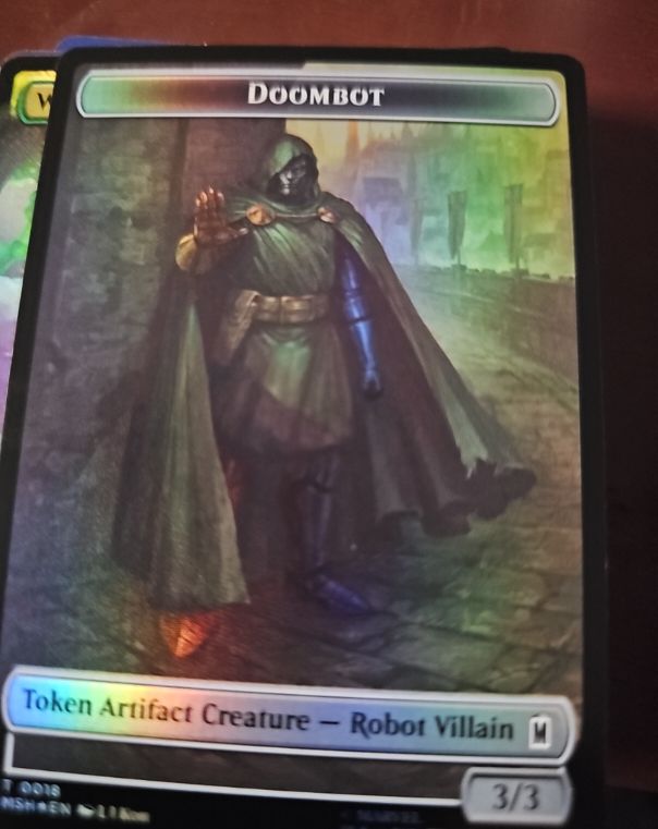 2026 Marvel Super Heroes #018 Doombot Token — front