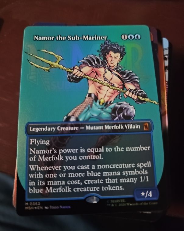 2023 MTG Marvel Super Heroes #362 Namor the Sub-Mariner — front