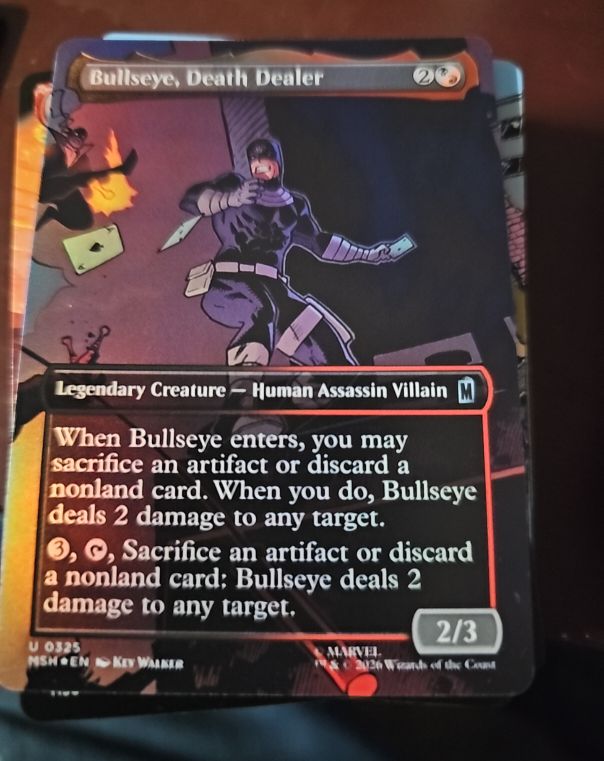 2023 Marvel Super Heroes #325 Bullseye, Death Dealer — front