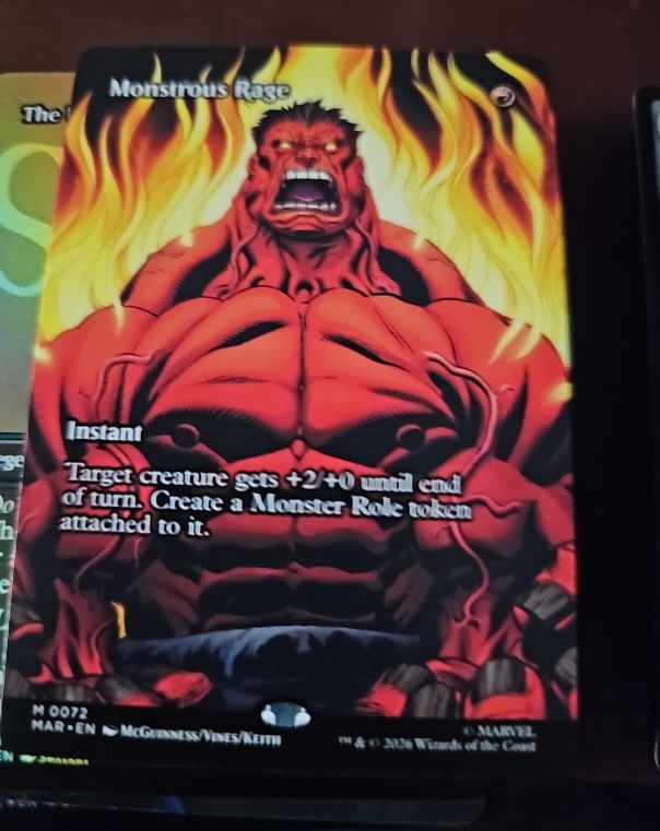 2023 Magic: The Gathering #72 Monstrous Rage — front