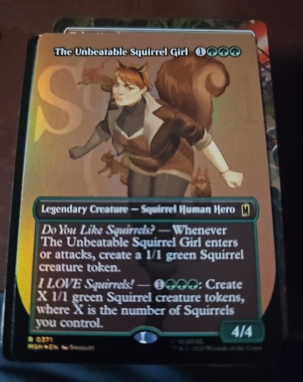 2023 Magic: The Gathering #371 The Unbeatable Squirrel Girl — front