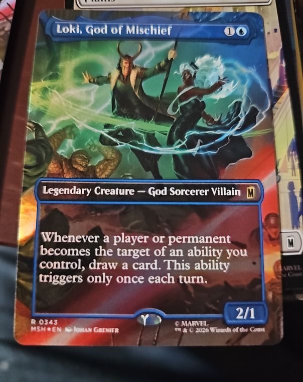 2026 Magic: The Gathering #0343 Loki, God of Mischief — front