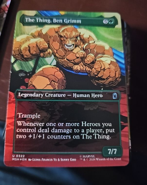 2020 Marvel Super Heroes #322 The Thing, Ben Grimm — front