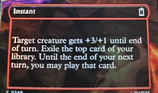 2017 Magic: The Gathering Instant Card — front