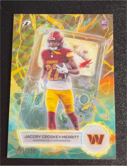 2026 Topps Voltaic #VT-7 Jacory Croskey-Merritt — front