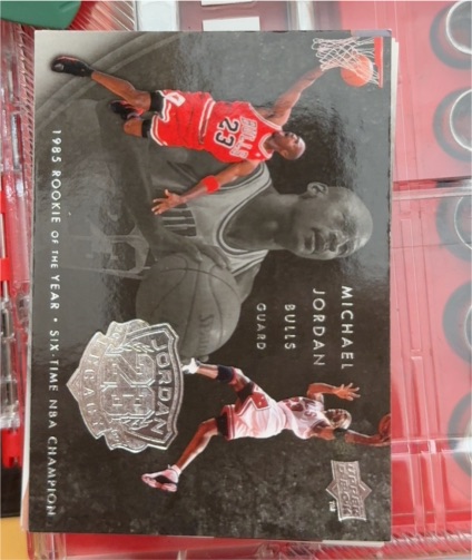 2009-10 Upper Deck #50 Michael Jordan Silver Rookie of the Year — front