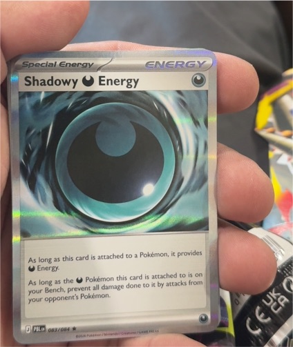 2002 Pokémon ME05 Pitch Black #083 Shadowy Energy — front