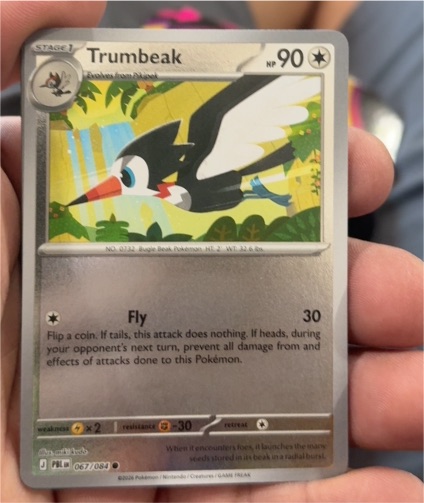 2016 The Pokémon Company Me05: Pitch Black #067 Trumbeak — front
