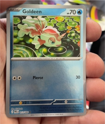 2026 Paldea Evolved #013 Goldeen — front