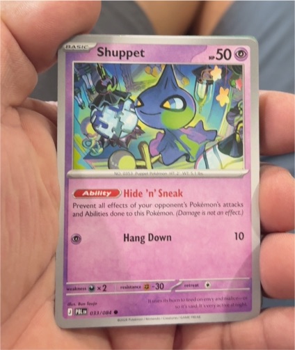 2023 Pokemon ME05: Pitch Black #033 Shuppet — front
