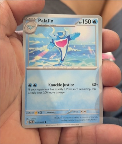 2026 Pokémon #022 Palafin — front
