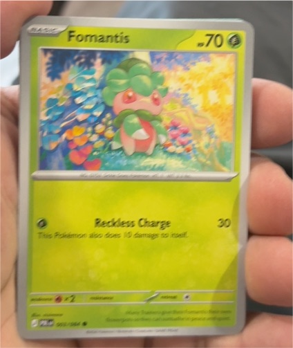 2026 Pokémon TCG #003 Fomantis — front