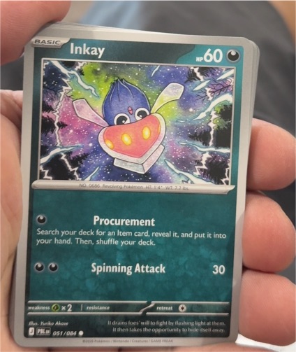 2026 Pokémon #051 Inkay — front