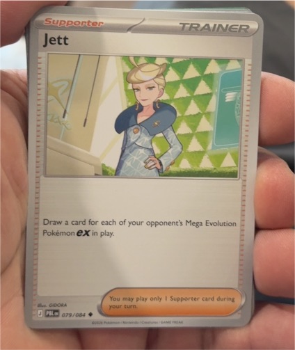 2022 Pokémon ME05 #079 Jett — front